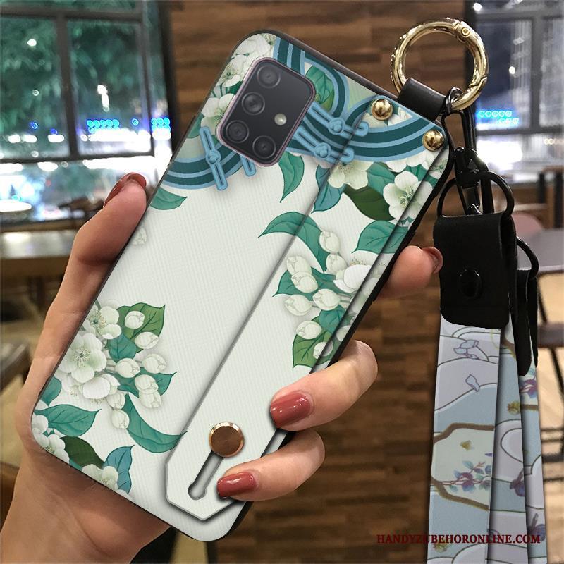 Samsung Galaxy A71 Kleur Hanger Bescherming Hoesje Telefoon Zacht Ster Chinese Stijl