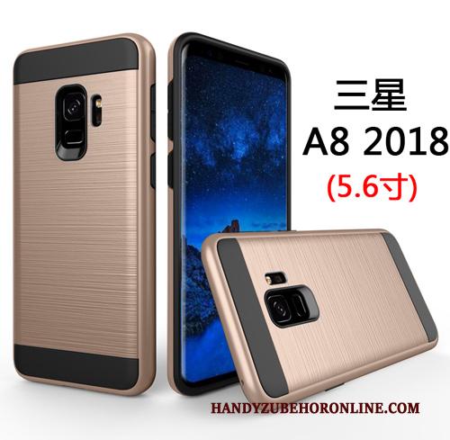 Samsung Galaxy A8 2018 Hard Hoesje Telefoon Mobiele Telefoon Groen Anti-fall Bedrijf All Inclusive