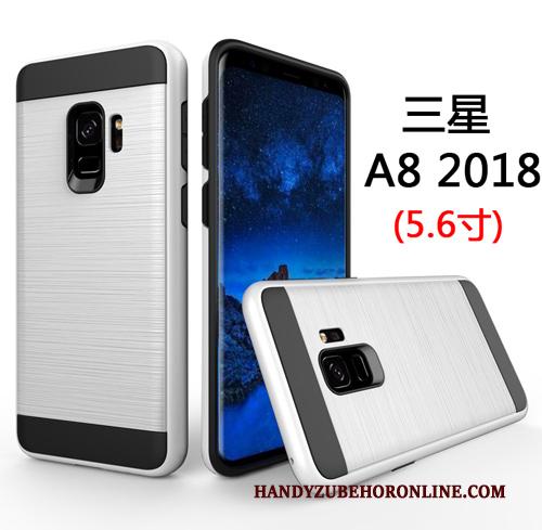 Samsung Galaxy A8 2018 Hard Hoesje Telefoon Mobiele Telefoon Groen Anti-fall Bedrijf All Inclusive