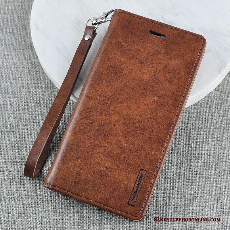 Samsung Galaxy A8 2018 Hoesje Telefoon Ster Leren Etui Bescherming