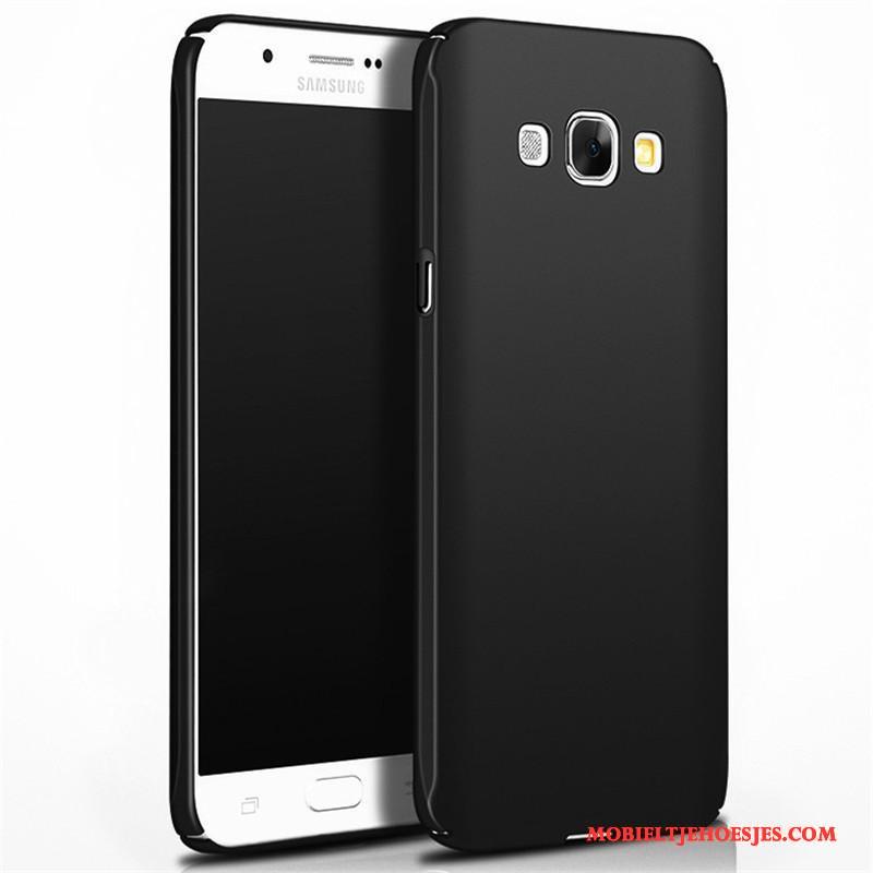 Samsung Galaxy A8 Hard Hoesje Telefoon Mobiele Telefoon Rose Goud Bescherming Ster Schrobben