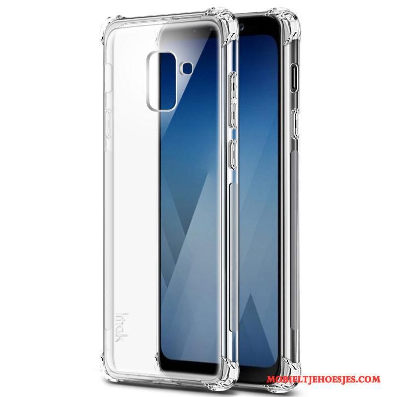 Samsung Galaxy A8+ Hoes Hoesje Telefoon Anti-fall Schrobben Ster Zacht Bescherming