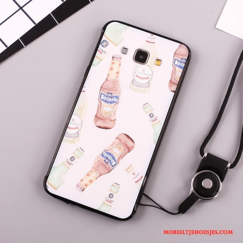 Samsung Galaxy A8 Hoesje Bloemen Kleur Anti-fall Mobiele Telefoon Ster Hoes Mooie