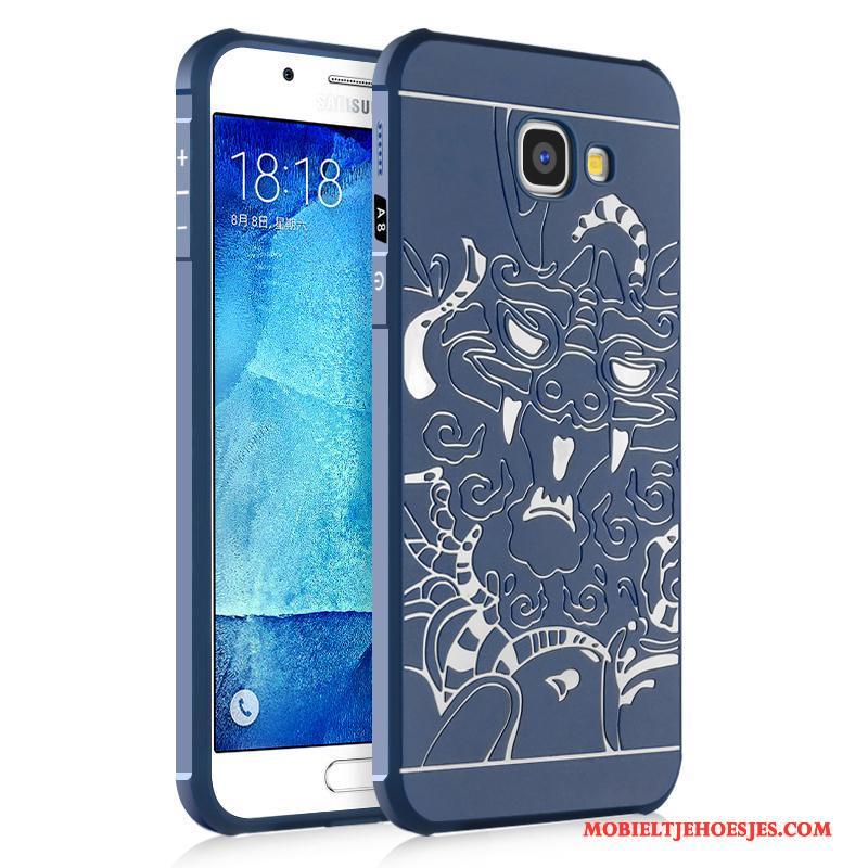 Samsung Galaxy A8 Hoesje Telefoon Anti-fall Ster Schrobben Siliconen Bescherming All Inclusive