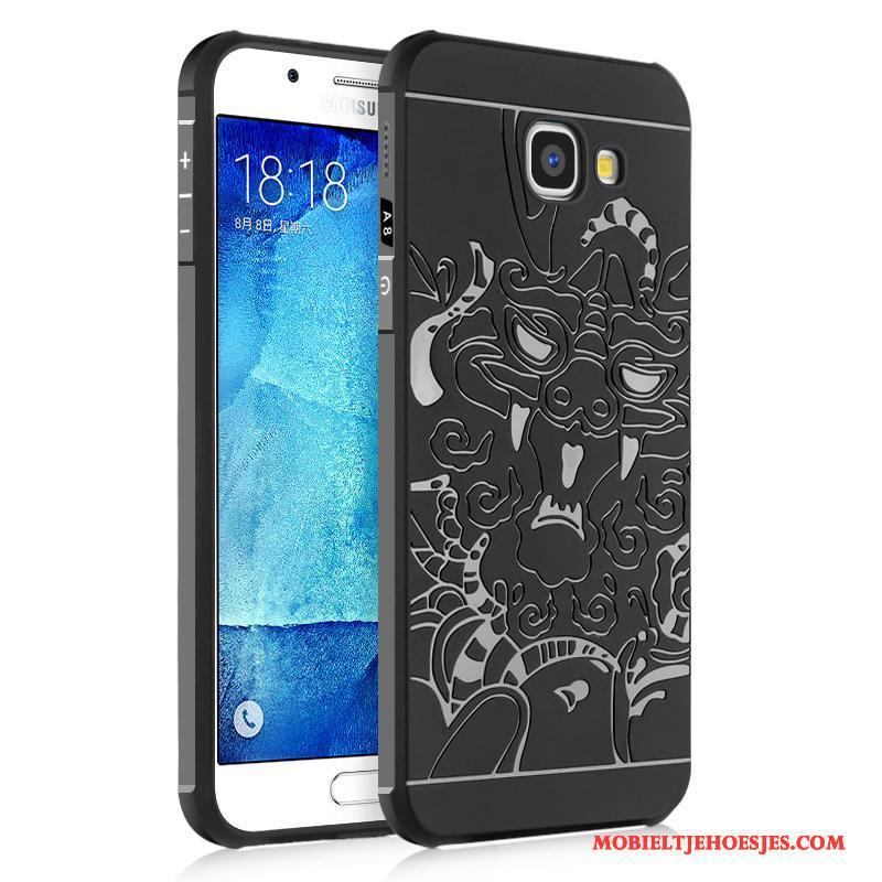 Samsung Galaxy A8 Hoesje Telefoon Anti-fall Ster Schrobben Siliconen Bescherming All Inclusive