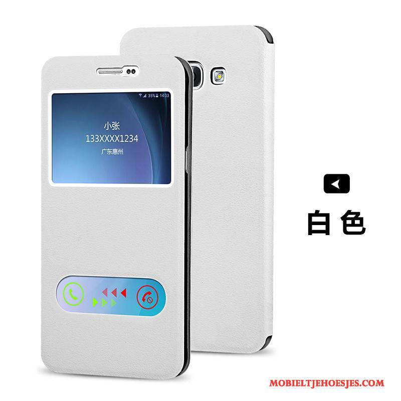 Samsung Galaxy A8 Hoesje Telefoon Folio Bescherming Ster Mobiele Telefoon Blauw Trend