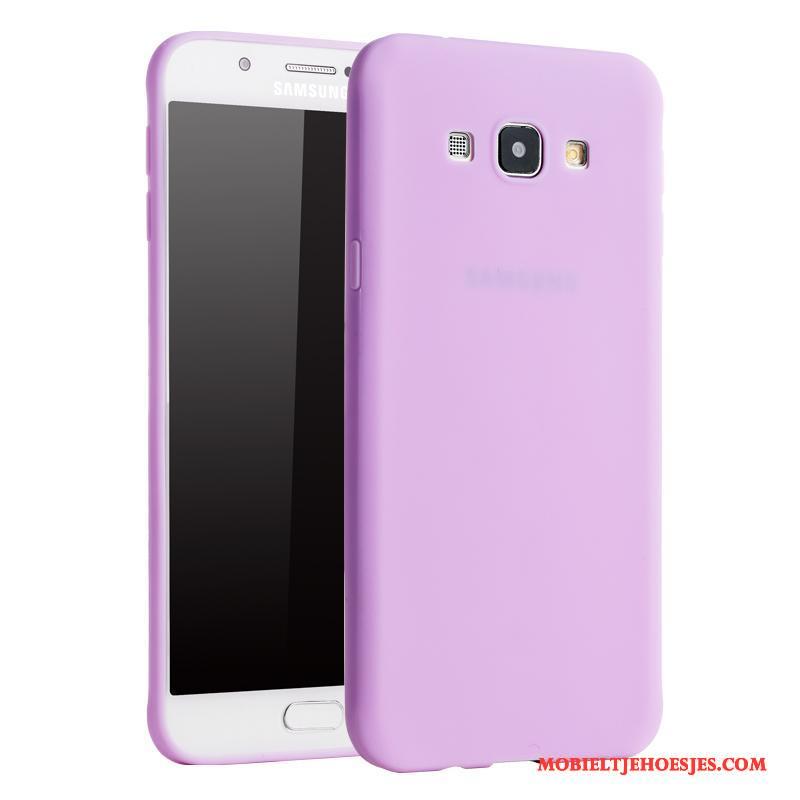 Samsung Galaxy A8 Omlijsting Ster Bescherming Mobiele Telefoon Groen Dun Hoesje Telefoon