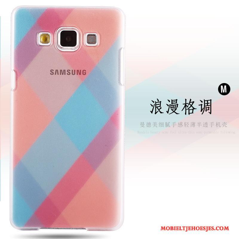 Samsung Galaxy A8 Schrobben Hoes Anti-fall Geschilderd Hard Hoesje Telefoon