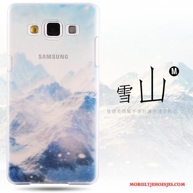 Samsung Galaxy A8 Schrobben Hoes Anti-fall Geschilderd Hard Hoesje Telefoon
