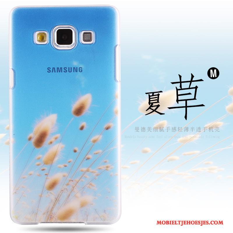 Samsung Galaxy A8 Schrobben Hoes Anti-fall Geschilderd Hard Hoesje Telefoon