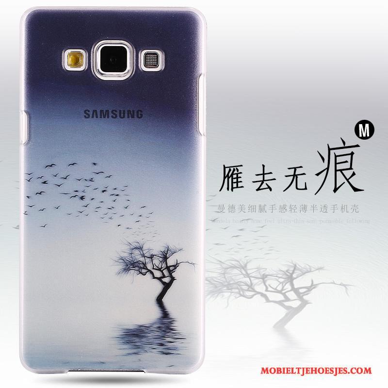 Samsung Galaxy A8 Schrobben Hoes Anti-fall Geschilderd Hard Hoesje Telefoon