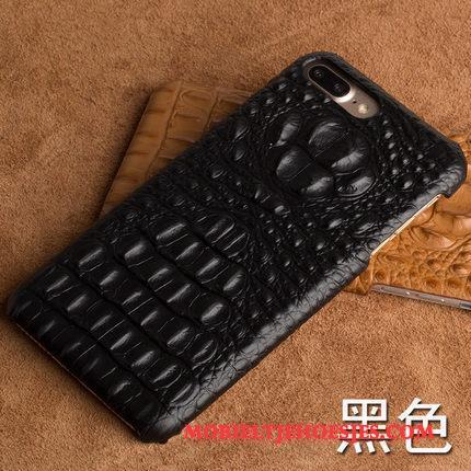 Samsung Galaxy A8+ Ster Echt Leer Krokodil Bescherming Hoesje Telefoon Bedrijf Driedimensionaal