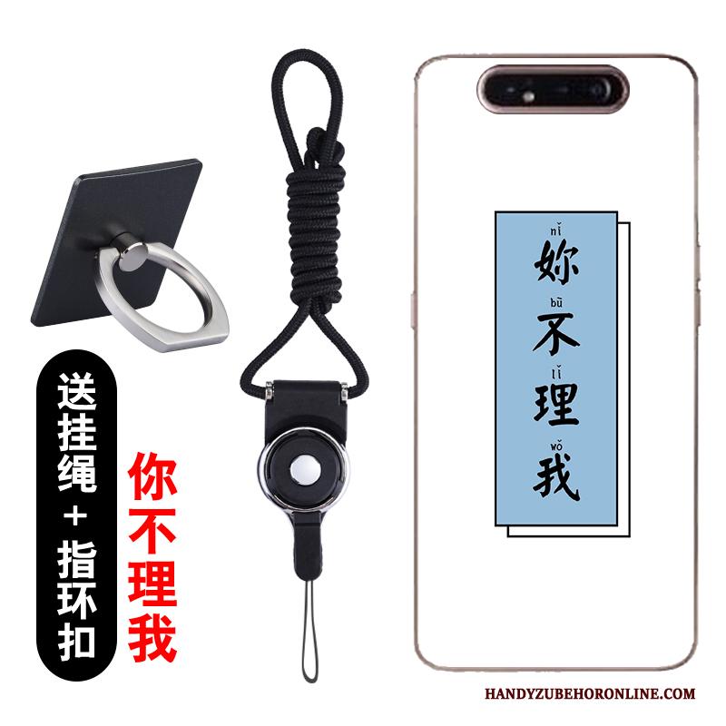 Samsung Galaxy A80 Doorzichtig Hoesje Ster Roze Bescherming Trend Anti-fall