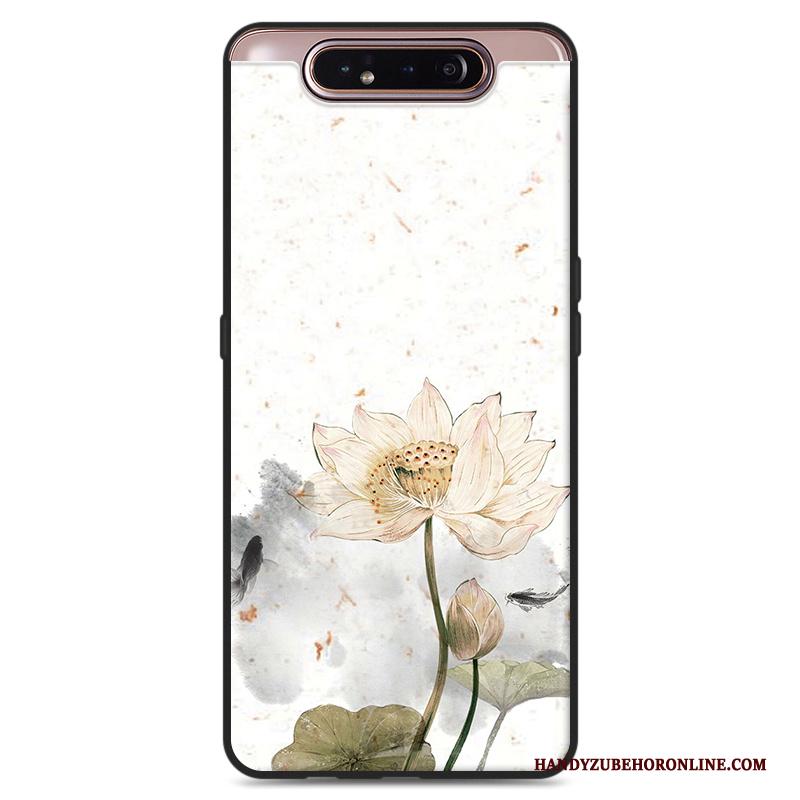 Samsung Galaxy A80 Hoesje Nieuw Bescherming Wind Ster Vers Chinese Stijl Groen