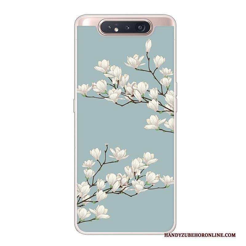 Samsung Galaxy A80 Spotprent Hoes Vers Anti-fall Hoesje Telefoon Zwart Scheppend