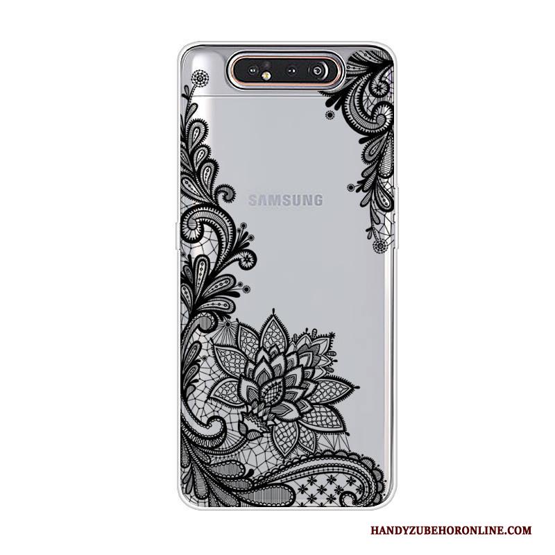 Samsung Galaxy A80 Ster Anti-fall Grijs Hoesje Telefoon Spotprent All Inclusive