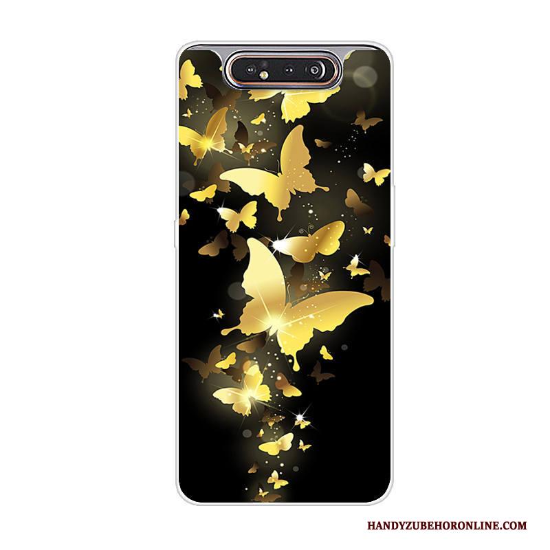 Samsung Galaxy A80 Ster Anti-fall Grijs Hoesje Telefoon Spotprent All Inclusive