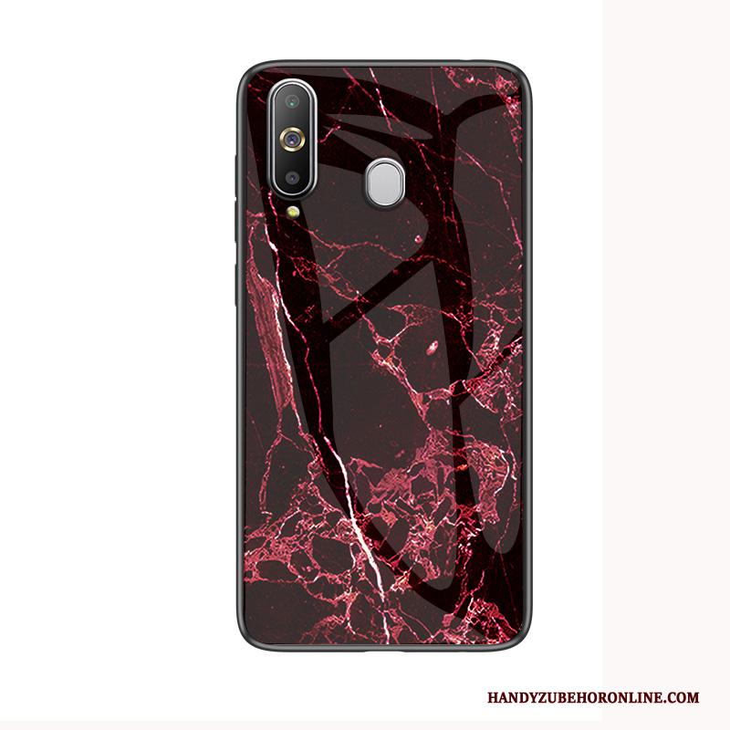 Samsung Galaxy A8s Anti-fall Hoesje Trendy Merk Siliconen Glas Net Red All Inclusive