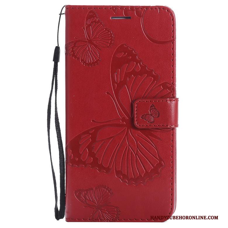 Samsung Galaxy A8s Anti-fall Rose Goud Clamshell Hoesje Telefoon Bescherming Vlinder Bloemen Ster