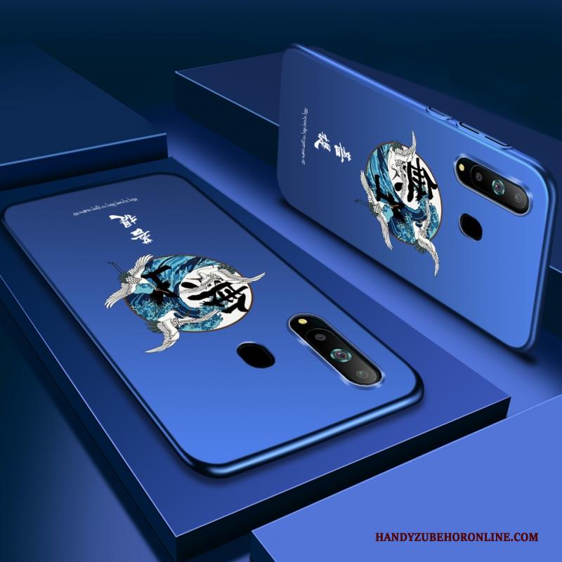 Samsung Galaxy A8s Hard Ster Blauw Wind Purper Rood Hoesje Telefoon