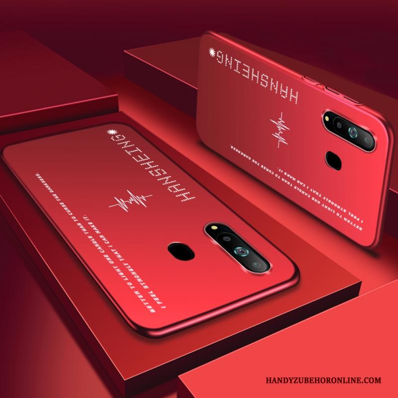 Samsung Galaxy A8s Hoesje Schrobben Hoes Effen Kleur All Inclusive Net Red Persoonlijk Goud