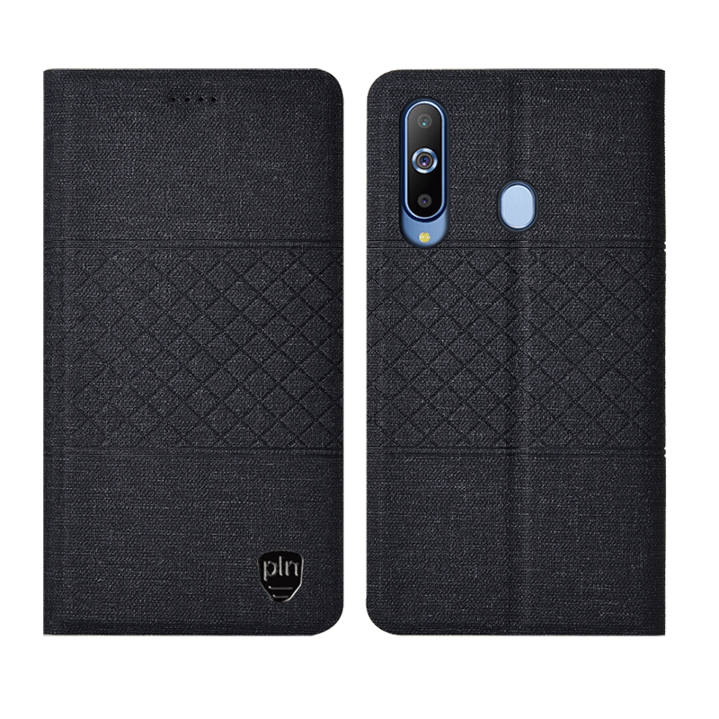 Samsung Galaxy A8s Ster Anti-fall Blauw Hoesje Telefoon Mobiele Telefoon Leren Etui Mesh