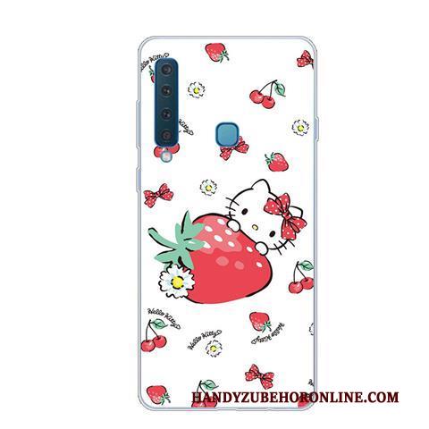 Samsung Galaxy A9 2018 Hoesje Hoes Scheppend Zacht Anti-fall Ster Roze Mobiele Telefoon