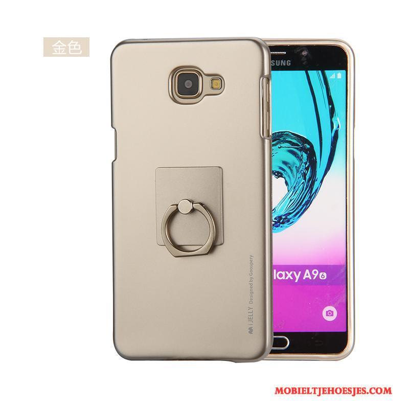 Samsung Galaxy A9 Donkergroen Ster Hoge Anti-fall Hoesje Telefoon Zacht Dun