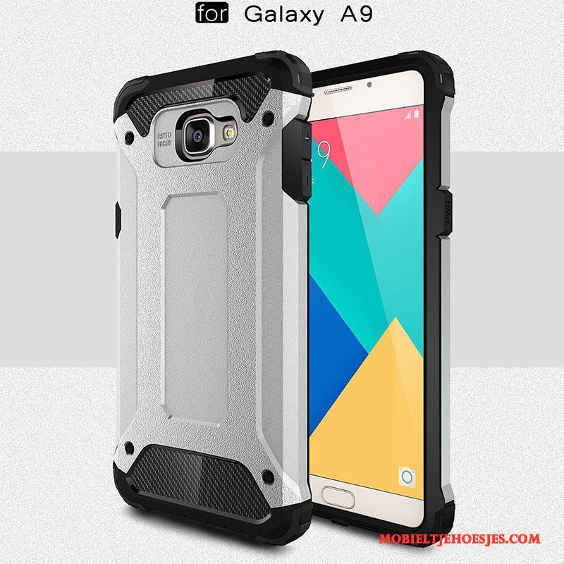 Samsung Galaxy A9 Hoes Bescherming Siliconen All Inclusive Mesh Hoge Hoesje Telefoon