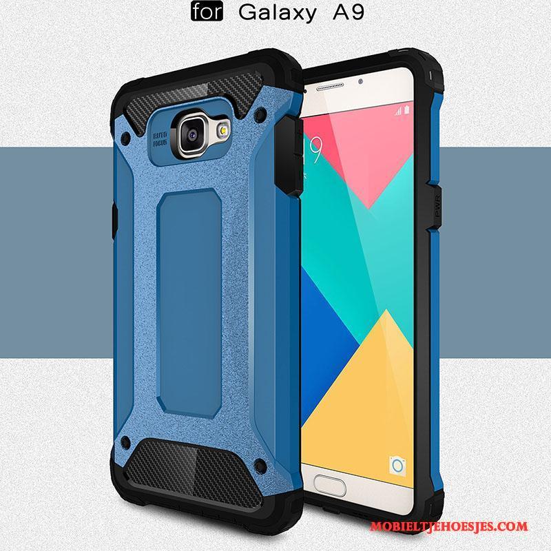 Samsung Galaxy A9 Hoes Bescherming Siliconen All Inclusive Mesh Hoge Hoesje Telefoon