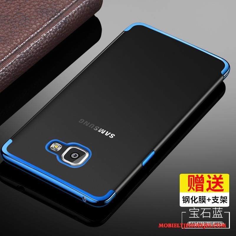 Samsung Galaxy A9 Hoesje Doorzichtig Zacht Bescherming Mobiele Telefoon Ster Groen