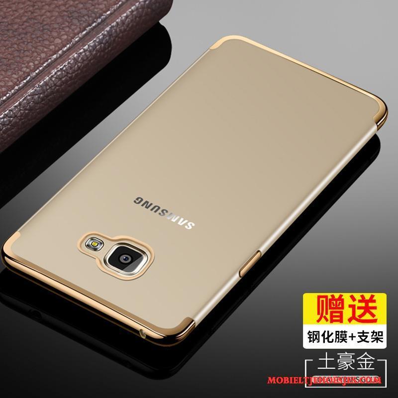Samsung Galaxy A9 Hoesje Doorzichtig Zacht Bescherming Mobiele Telefoon Ster Groen