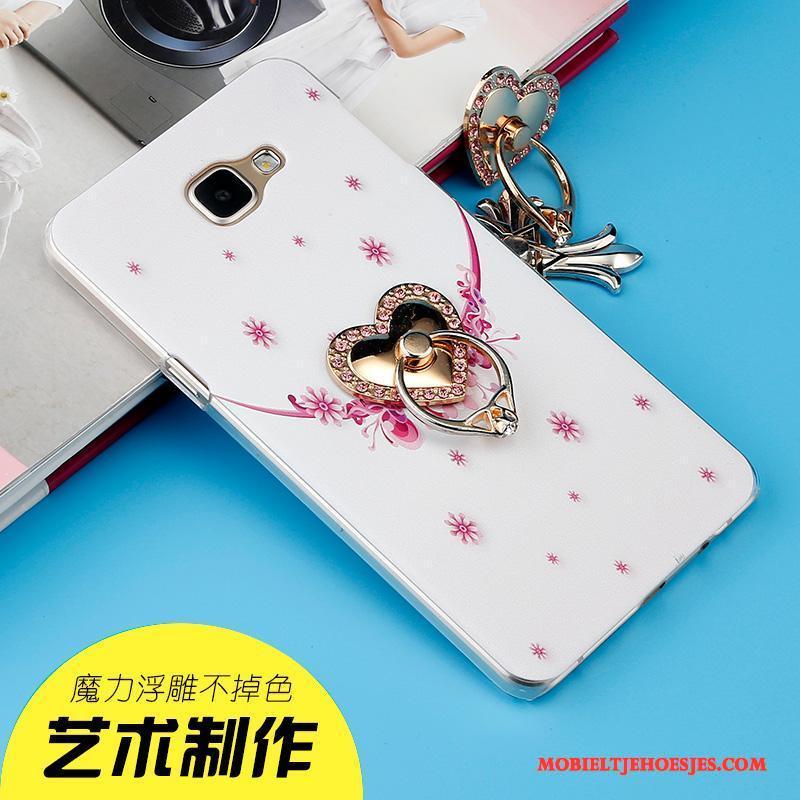 Samsung Galaxy A9 Roze Anti-fall Geschilderd Mobiele Telefoon Hoesje Telefoon Ster