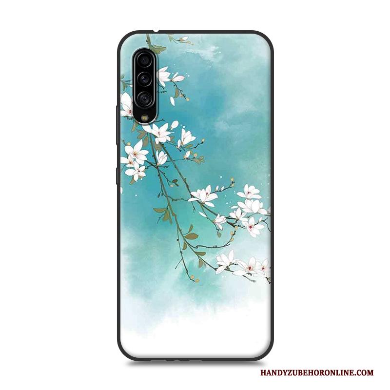 Samsung Galaxy A90 5g Hoes Roze Ster Siliconen Bescherming Chinese Stijl Hoesje Telefoon