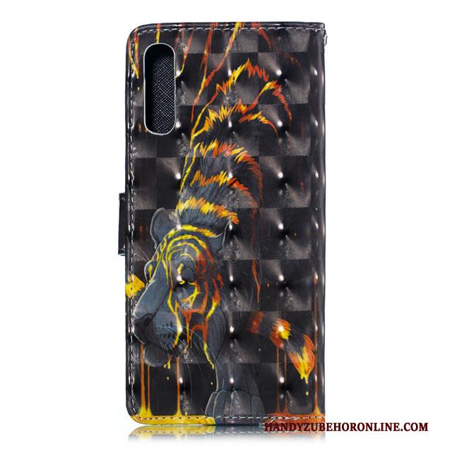 Samsung Galaxy A90 5g Hoesje Anti-fall Clamshell Hoes Mooie Mobiele Telefoon Bescherming Zwart