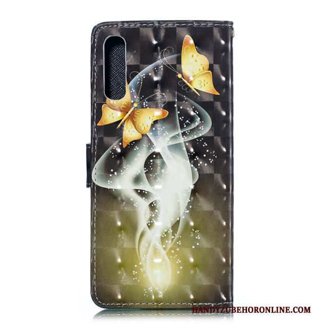 Samsung Galaxy A90 5g Hoesje Anti-fall Clamshell Hoes Mooie Mobiele Telefoon Bescherming Zwart