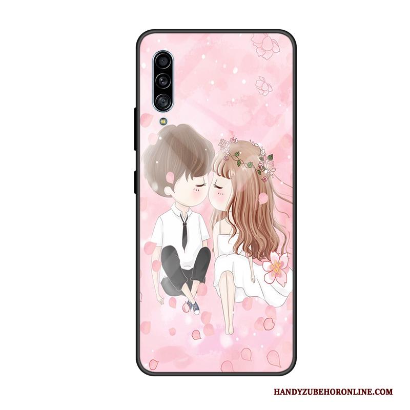 Samsung Galaxy A90 5g Ster Glas Hoesje Hard Telefoon Zwart Pas