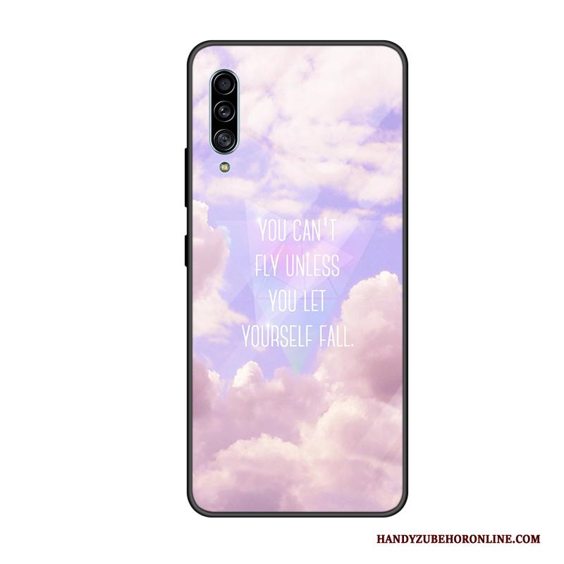 Samsung Galaxy A90 5g Ster Glas Hoesje Hard Telefoon Zwart Pas