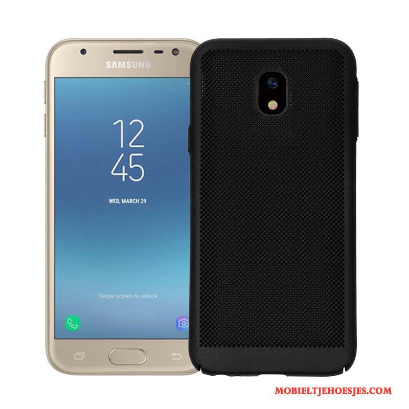 Samsung Galaxy J3 2017 Hoesje Hard Ademend Het Uitstralen Dun Hoes Ster Goud