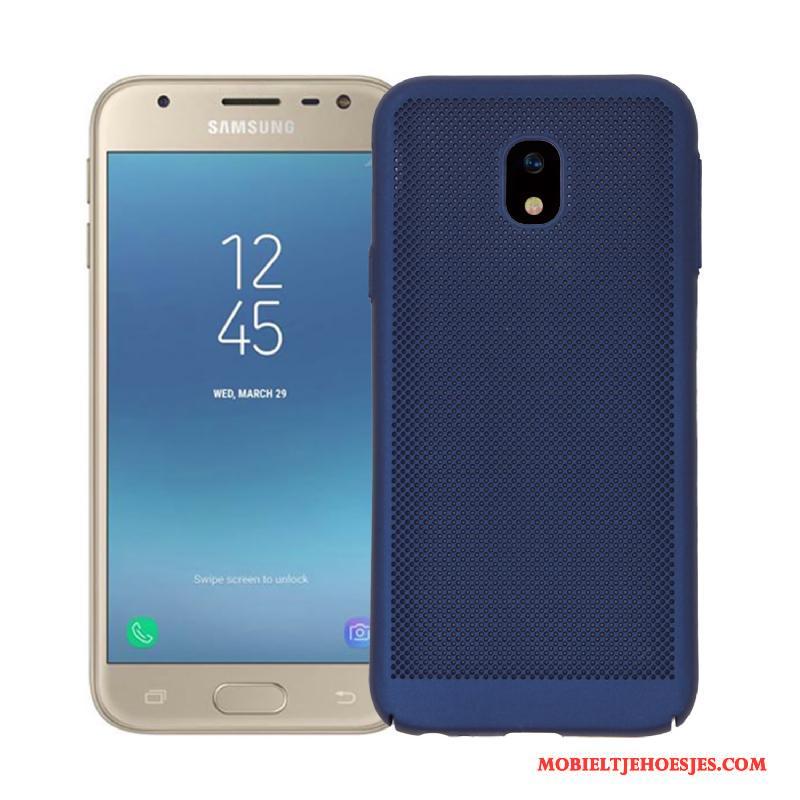 Samsung Galaxy J3 2017 Hoesje Hard Ademend Het Uitstralen Dun Hoes Ster Goud