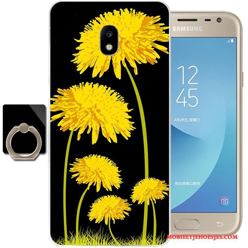 Samsung Galaxy J3 2017 Hoesje Telefoon Doorzichtig All Inclusive Ster Spotprent Zacht Siliconen