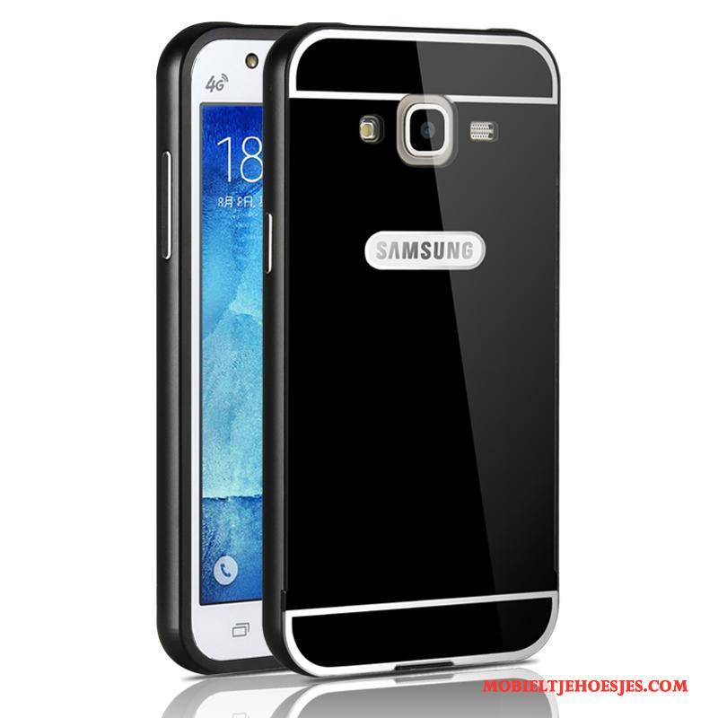 Samsung Galaxy J5 2015 Hoesje Ster Metaal Bescherming Dun Anti-fall Hard Mobiele Telefoon