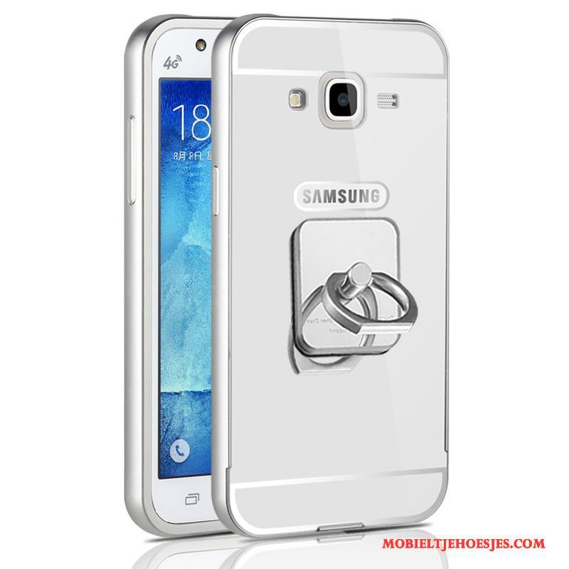 Samsung Galaxy J5 2015 Hoesje Ster Metaal Bescherming Dun Anti-fall Hard Mobiele Telefoon