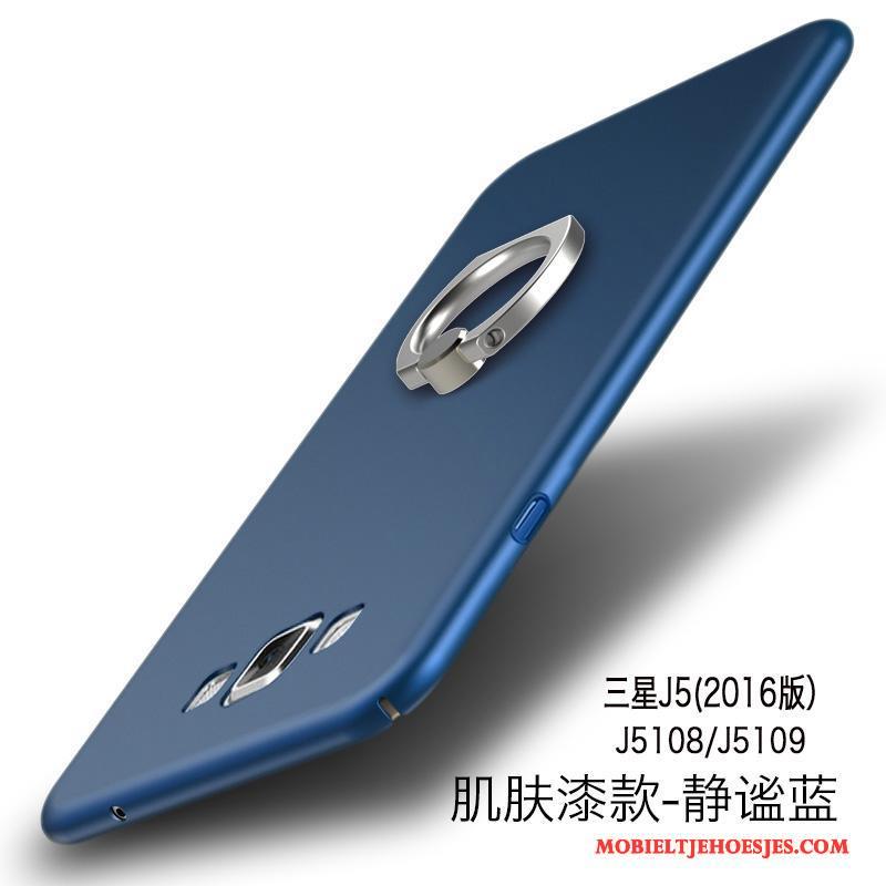 Samsung Galaxy J5 2016 Hoesje Schrobben Siliconen Blauw Bescherming Ster All Inclusive Anti-fall