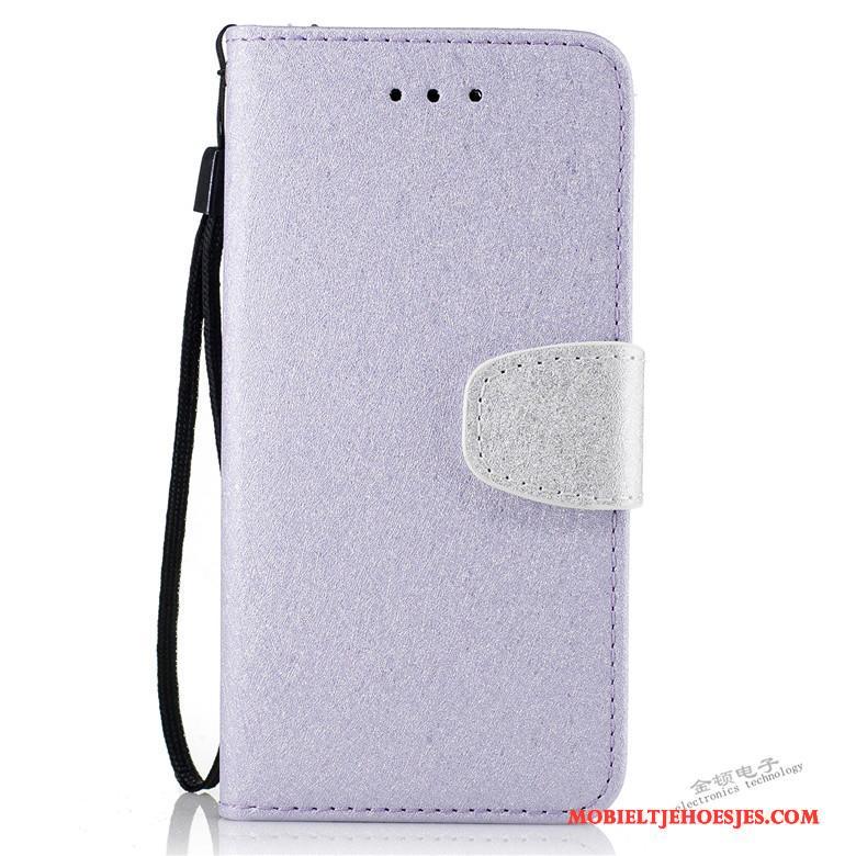 Samsung Galaxy J5 2016 Mobiele Telefoon Ster Folio Leren Etui Hoesje Telefoon Bescherming Zilver