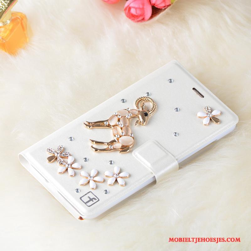 Samsung Galaxy J5 2016 Trend Met Strass Hoes Bescherming Folio Hoesje Ster