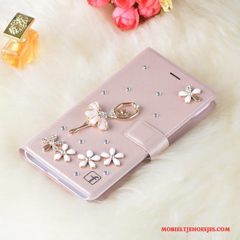 Samsung Galaxy J5 2016 Trend Met Strass Hoes Bescherming Folio Hoesje Ster