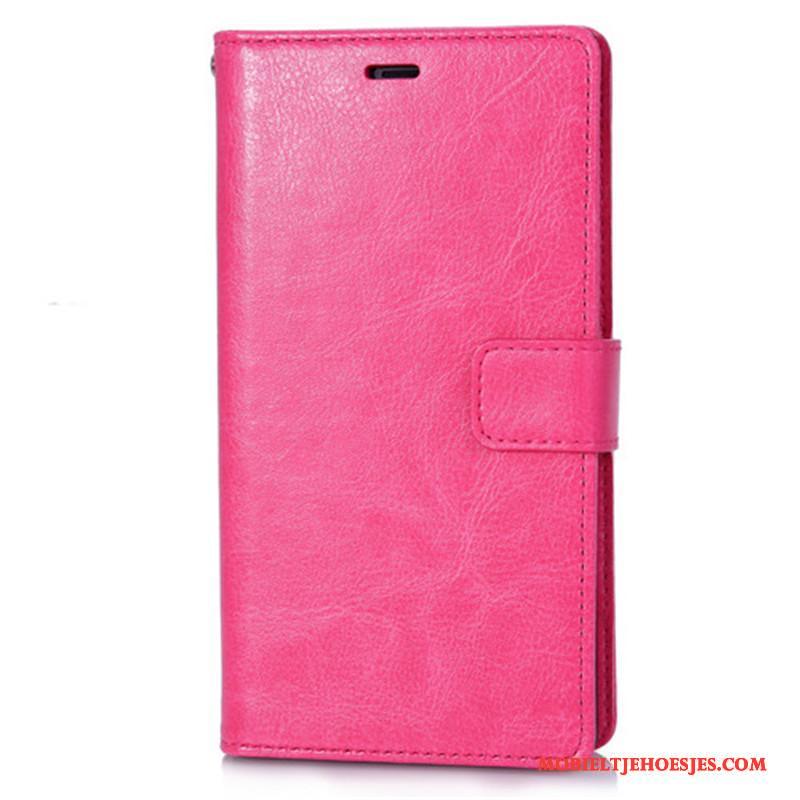 Samsung Galaxy J7 2015 Hoesje Leren Etui Mobiele Telefoon Wit Bescherming Portemonnee Ondersteuning