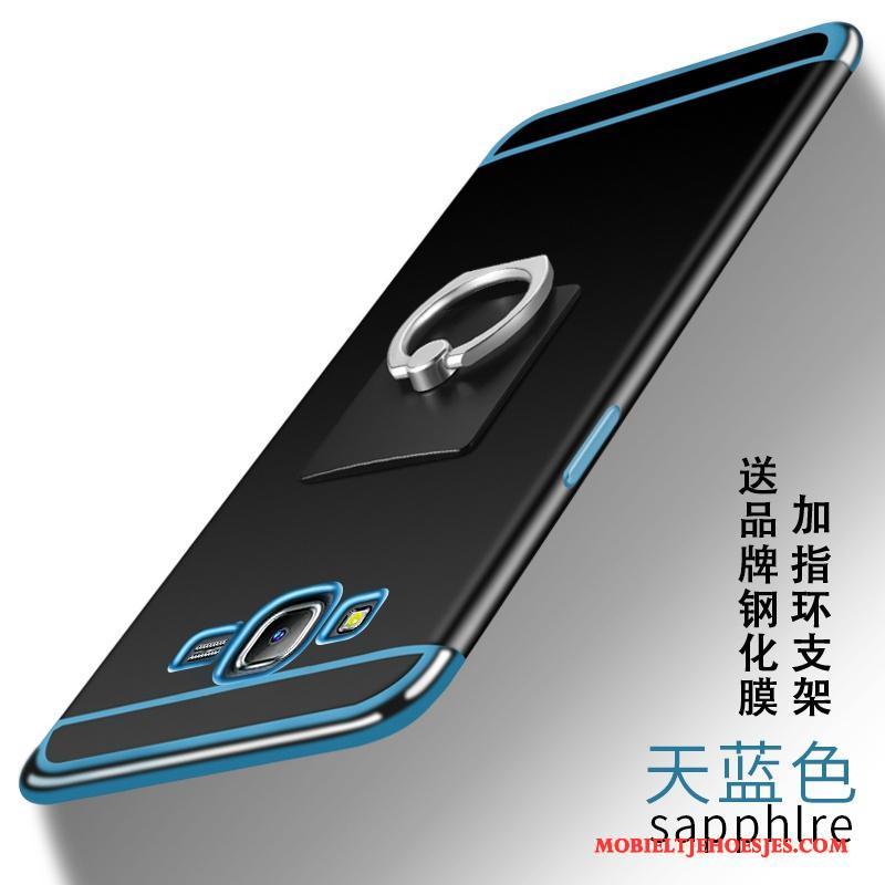 Samsung Galaxy J7 2015 Siliconen Hoes Blauw Zacht Persoonlijk Hoesje Telefoon Mobiele Telefoon