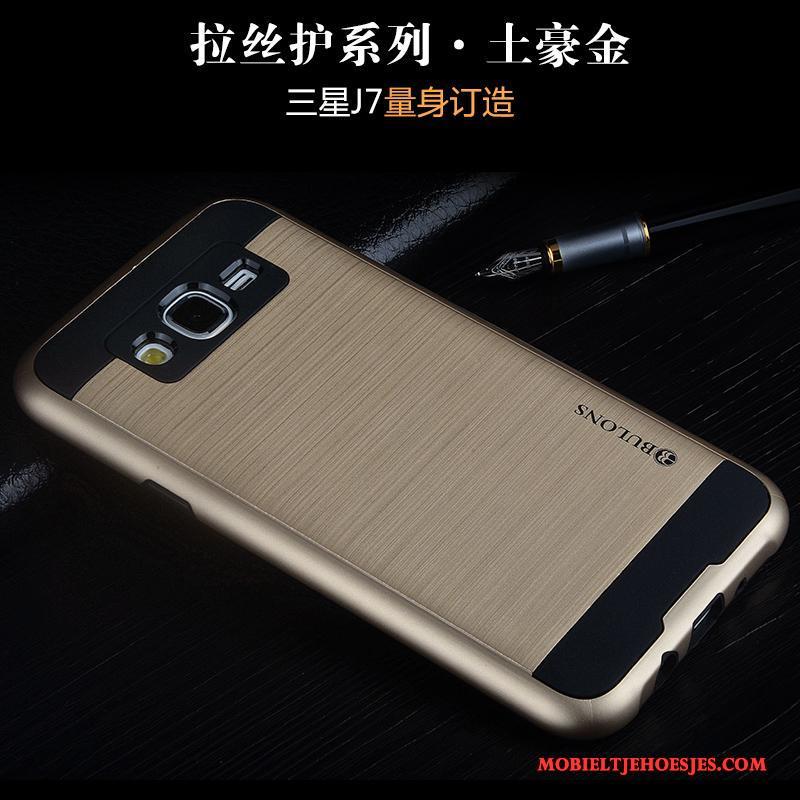 Samsung Galaxy J7 2015 Siliconen Hoesje Telefoon Bescherming Zacht Trend All Inclusive Ster